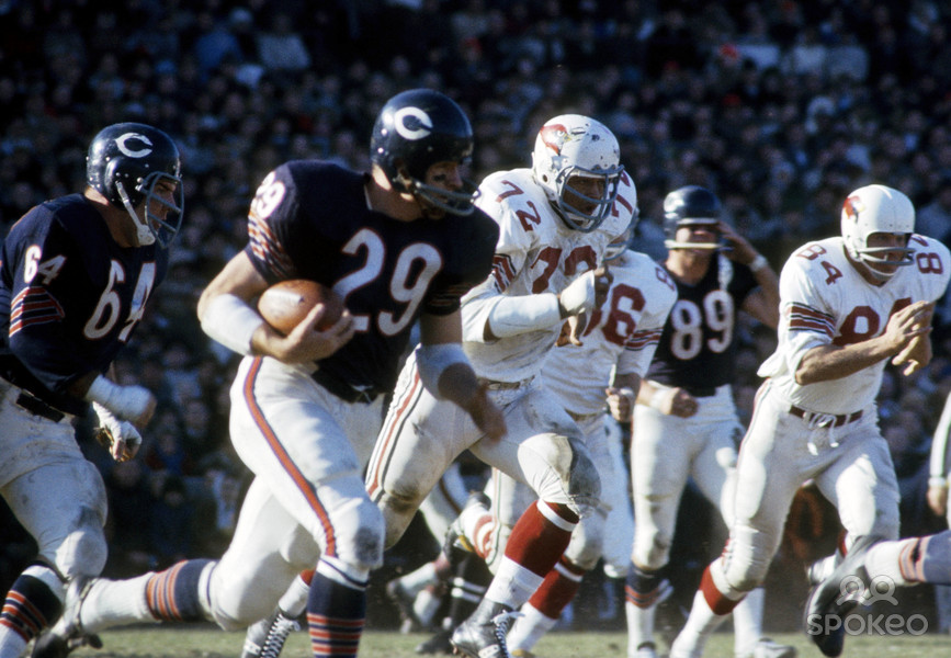 Chicago Bears vs. St. Louis Cardinals, 1965 Chicago bears, Football